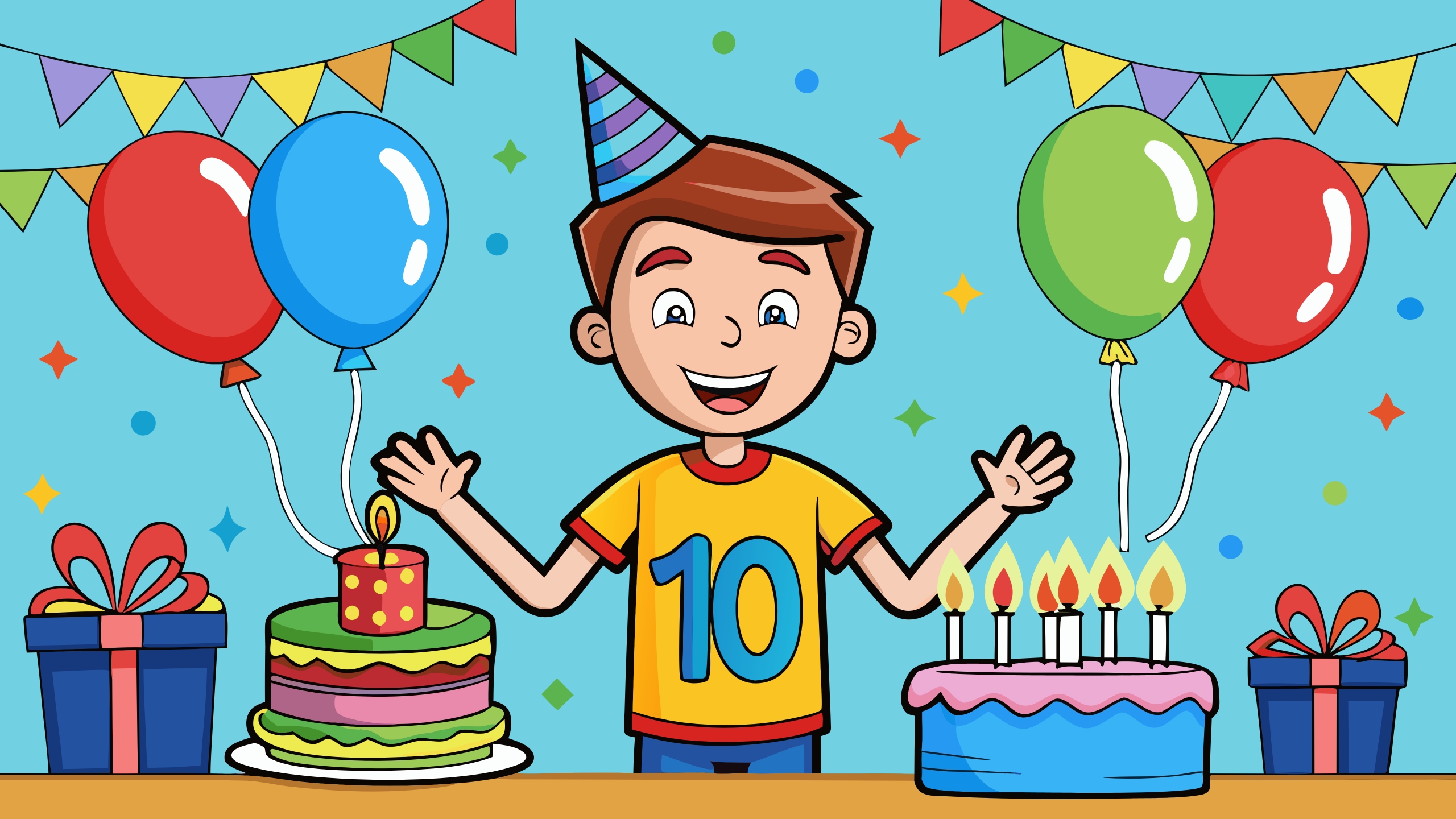 Поздравление с юбилеем 10 лет мальчику